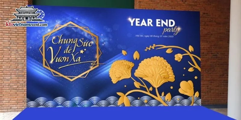 Cách thiết kế backdrop sự kiện của KTO