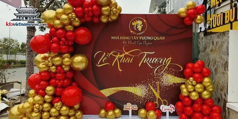 trang trí khai trương