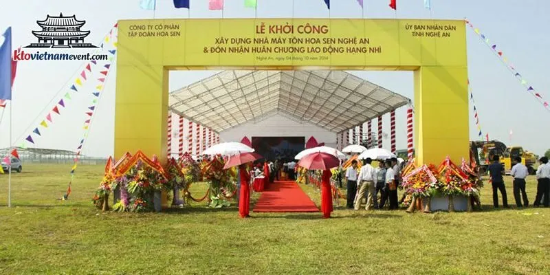 Lý do cổng chào đóng vai trò quan trọng trong sự kiện