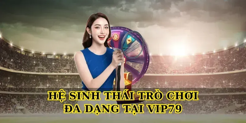 Hệ sinh thái trò chơi đa dạng tại Vip79